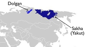 Sakha-and-Dolgan-Map